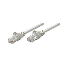 Intellinet 14 Ft Grey Cat5e Snagless Patch Cable (319812)