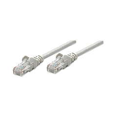 Intellinet 25 Ft Grey Cat5e Snagless Patch Cable (319867)