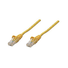 Intellinet 25 Ft Yellow Cat5e Snagless Patch Cable (319966)