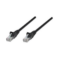 Intellinet 14 Ft Black Cat5e Snagless Patch Cable (320771)