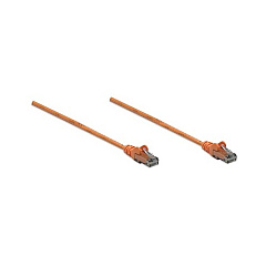 Intellinet 25 Ft Orange Cat6 Snagless Patch Cable (342292)
