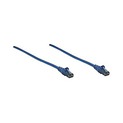 Intellinet 3 Ft Blue Cat6 Snagless Patch Cable (342575)