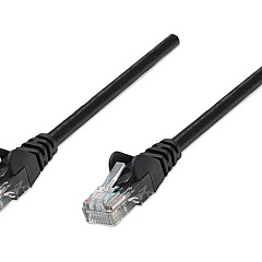 Intellinet 1.5 Ft Black Cat5e Snagless Patch Cable (345125)