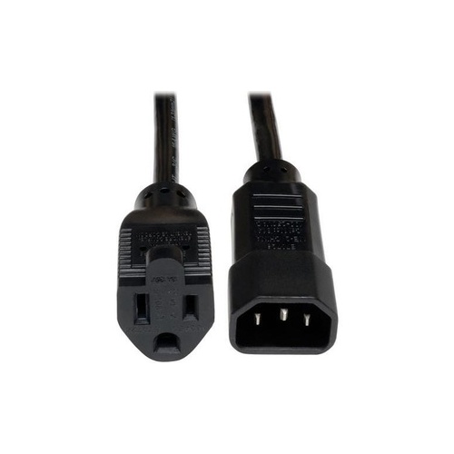 Tripp Lite 1ft Power Cord 10a 18awg C14 To 5-15r (P00200110A)