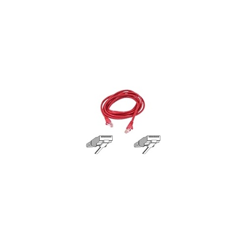 Belkin 8ft Cat6 Snagless Patch Cable Red (A3L980-08-RED-S)