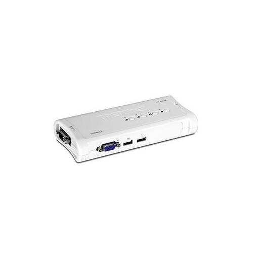 Trendnet 4-port Usb Kvm Switch Kit (include 4 X Kvm Cables) (TK407K)
