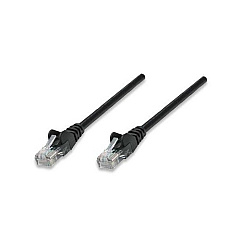 Intellinet 100 Ft Black Cat5e Snagless Patch Cable (320801)