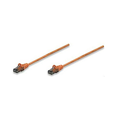 Intellinet 50 Ft Orange Cat6 Snagless Patch Cable (342308)