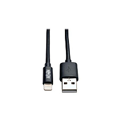 Tripp Lite 3ft Usb Lightning Charge Cable Black 1m (M100-003-BK)