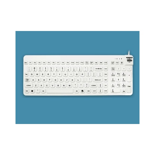 Man & Machine Really Cool Low Profile Keyboard - White (RCLP/W5)