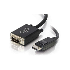 C2G 10ft Displayport M To Vga M Blk (54333) C2G 10ft Displayport M To Vga M Blk (54333)