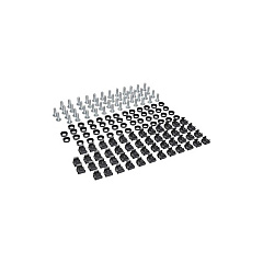 Tripp Lite Rack Square Hardware 50 Pcs 12-24 Screws (SRCAGENUTS1224)