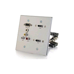 C2G Dg Dual Hdmi,vga,3rca,3.5 Rr Al Wp (60143) C2G Dg Dual Hdmi,vga,3rca,3.5 Rr Al Wp (60143)