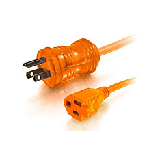 C2G 25ft 16awg Hsptl Pwr Cbl, 5-15p-5-15r Or (48074) C2G 25ft 16awg Hsptl Pwr Cbl, 5-15p-5-15r Or (48074)
