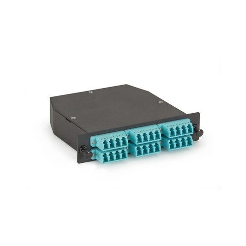 Black Box Mtp Om3 Fiber Optic Lgx Cassette - (1) Mtp 24 To (24) Lc Type A, Gsa, Taa (FOCA20M3-1MP24-24LC)