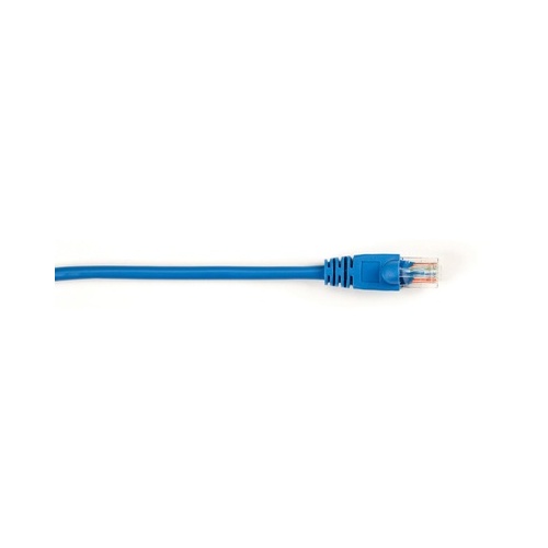 Black Box Cat5e 100-mhz Molded Snagless Stranded Ethernet Patch Cable-unshielded(utp),cm Pvc(rj45 M/m),blue,3-ft.(0.9-m),25-pack (CAT5EPC-003-BL-25PAK)