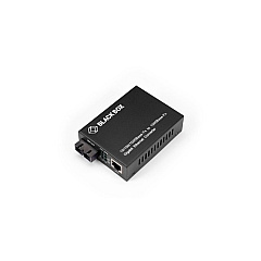 Black Box Gigabit Ethernet (1000-mbps) Media Converter - 10/100/1000-mbps Copper To 1000-mbps Singlemode Fiber, 1310nm, 10km, Sc (LGC212A) Black Box Gigabit Ethernet (1000-mbps) Media Converter - 10/100/1000-mbps Copper To 1000-mbps Singlemode Fiber, 1310nm, 10km, Sc (LGC212A)