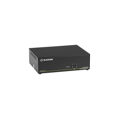 Black Box Secure Kvm Switch,niap 3.0 Certified 2-port,single-monitor,displayport 4k30,usb,audio,cac,gsa,taa If Outside Tape Not Broken (SS2P-SH-DP-UCAC)