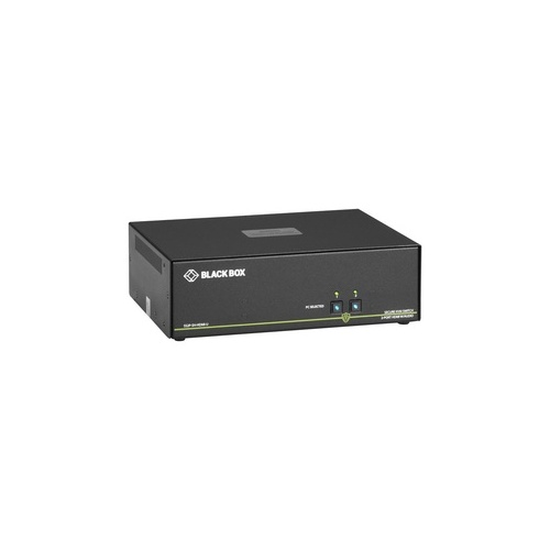 Black Box Secure Kvm Switch, Niap 3.0 Certified - 2-port, Single-monitor, 4k60, Usb, Audio, Gsa, Taa If Outside Tape Is Not Broken (SS2P-SH-HDMI-U)