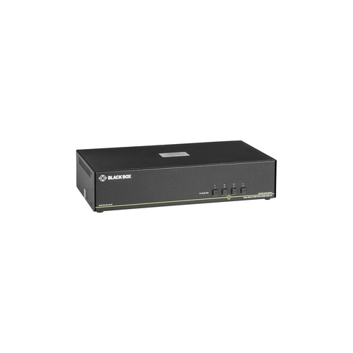 Black Box Secure Kvm Switch, Niap 3.0 Certified-4-port, Dual-monitor, Displayport 4k30, Usb, Audio, Cac,gsa,taa If Outside Tape Not Broken (SS4PDHDPUCAC)
