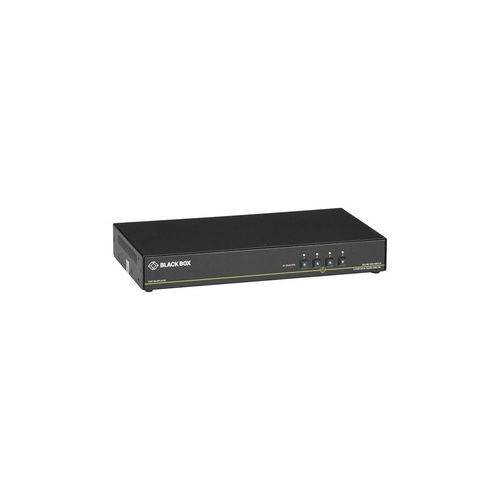 Black Box Secure Kvm Switch, Niap 3.0 Certified, 4 Port, Single-monitor, Dvi-i, Ps2, Usb, Audio, Cac, Gsa, Taa If Outside Tape Not Broken (SS4P-SH-DVI-UCAC)