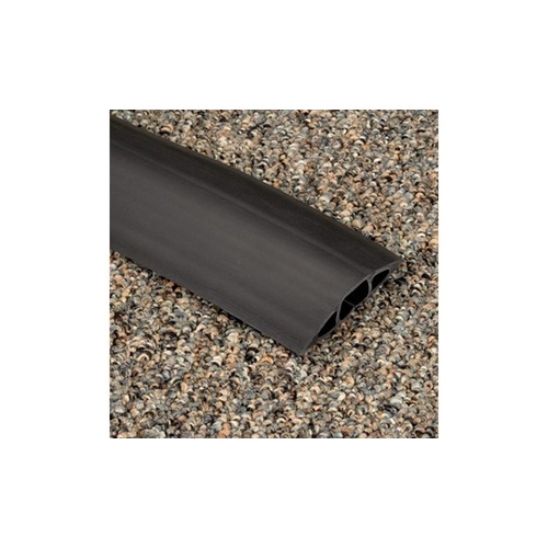 Black Box Cable Cover - 0.75" X 0.5" Dia, Black, 5-ft. (1.5-m), Taa (FK310-R2)