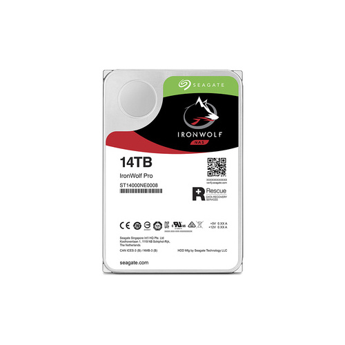 Seagate Ironwolf Pro 14tb 3.5 Nas Drive (ST14000NE0008)