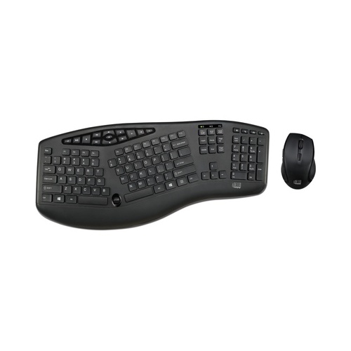 Adesso Slimwirelessergo K.b,split Zone (WKB-1600CB)