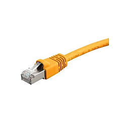Monoprice Cat6a Ethernet Patch Cable - Snagless Rj45_ 550mhz_ Stp_ Pure Bare Copper Wire_ 10g_ 26awg_ 50ft_ Yellow (24406)