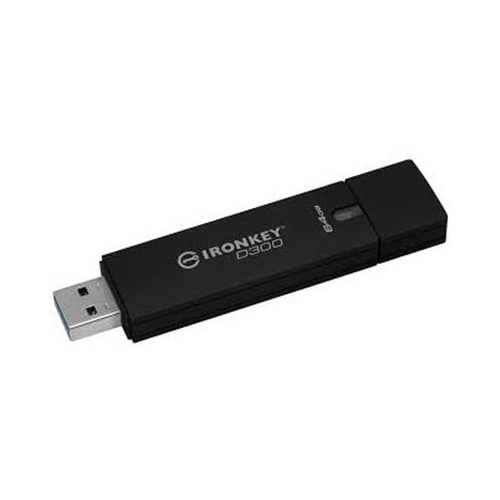 Kingston 64gb D300s Aes 256 Xts Usb Drive (IKD300S/64GB)