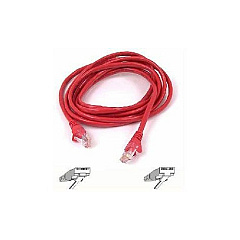 Belkin Cat6 Patch Cable Rj45m/rj45m 2ft Red (A3L980-02-RED-S)