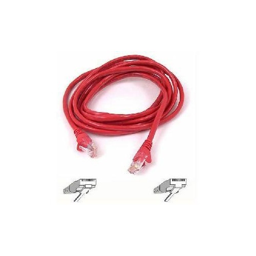 Belkin Cat6 Patch Cable Rj45m/rj45m 2ft Red (A3L980-02-RED-S)