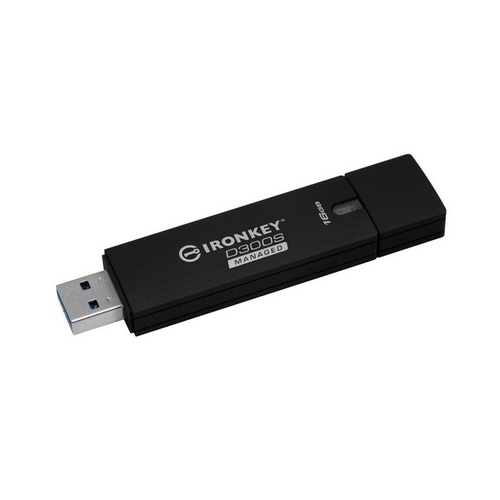 Kingston 16gb D300sm Aes 256 Xts Encrypted Usb Dr (IKD300SM/16GB)