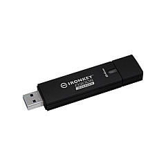 Kingston 64gb D300sm Aes 256 Xts Encrypted Usb Dr (IKD300SM/64GB)