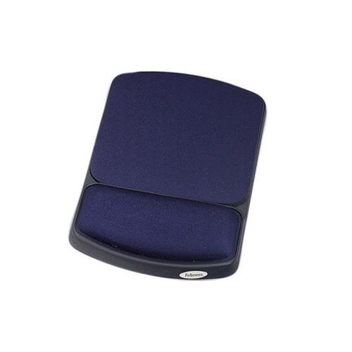 Fellowes Gel Wrist Rest & Mousepad-sapphire (98741)