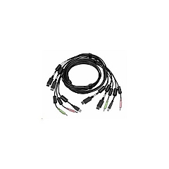 Vertiv Cable, 2-displayport/1-usb/2-audio, 6ft (CBL0124)