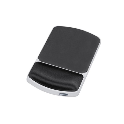 Fellowes Gel Wristrest/mousepad Graphite (91741)
