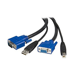 StarTech 15 Ft 2-in-1 Universal Usb Kvm Cable (SVUSB2N1_15)