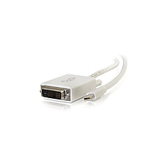 C2G 6ft Mini Displayport M To Dvi M Wht (54338) C2G 6ft Mini Displayport M To Dvi M Wht (54338)