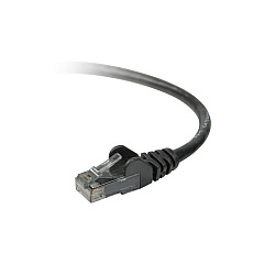 Belkin Cat6 Patch Cable Rj45m/rj45m 30ft Black (A3L980-30-BLK-S)