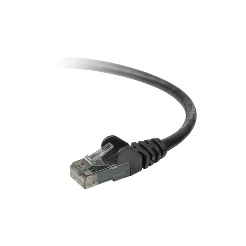 Belkin Cat6 Patch Cable Rj45m/rj45m 30ft Black (A3L980-30-BLK-S)