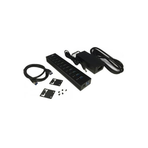 Vantec 10-port Usb 3.0 Aluminum Hub (UGTAH110U3BK)