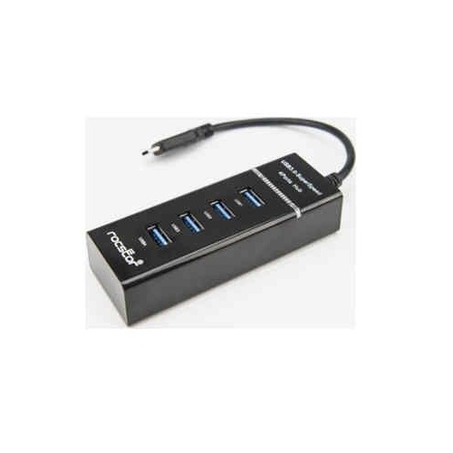 Rocstor Portable 4 Port Usb C Hub - Usb-c To 4x (Y10A228B1)