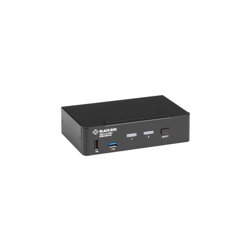 Black Box Usb-c 4k Kvm Switch, 2-port, Gsa, Taa (KVMC4K-2P)