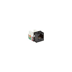 Black Box Cat6a Keystone Jack - Unshielded, Rj45, Black, Gsa, Taa (C6AJA70-BK-R2) Black Box Cat6a Keystone Jack - Unshielded, Rj45, Black, Gsa, Taa (C6AJA70-BK-R2)