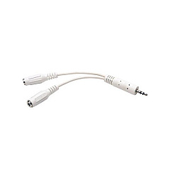Tripp Lite 6in Mini Stereo Y Splitter Adapter M/fx2 (P31306NWH)