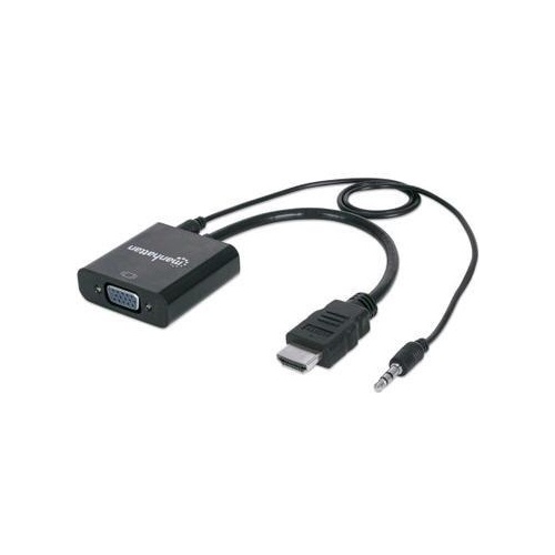 Manhattan - Strategic Hdmi To Vga Converter With Audio (151559)