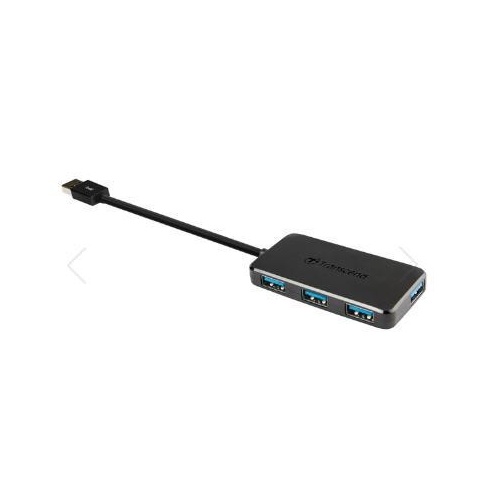 Transcend Usb 3.0 4-port Hub, Black (TSHUB2K)