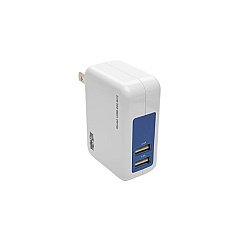 Tripp Lite 2-port Usb Wall/travel Charger 5v 3.4a (U280-002-W12)
