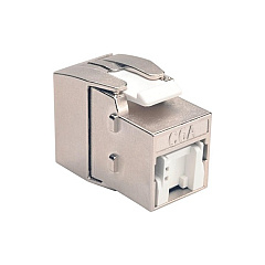 Tripp Lite Cat6a Toolless Shielded Keystone Jack (N238-001-SH-TFA) Tripp Lite Cat6a Toolless Shielded Keystone Jack (N238-001-SH-TFA)